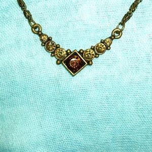 3-8-21 1928 brand beautiful darkened chain nice stones great condition